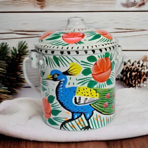 Truck Art Milk Bucket (Size : 18cmx15cm)