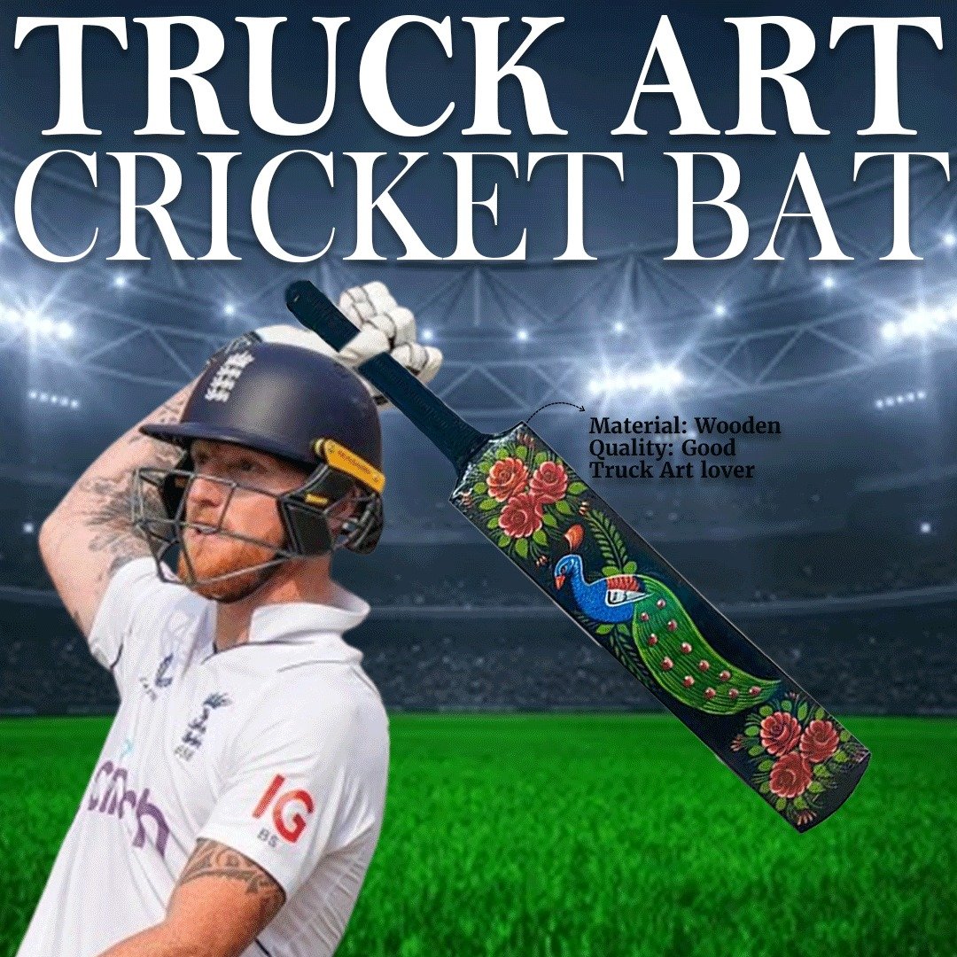 Truck Art Cricket Bat (Size : Approx 91.44 cm) - Image 2