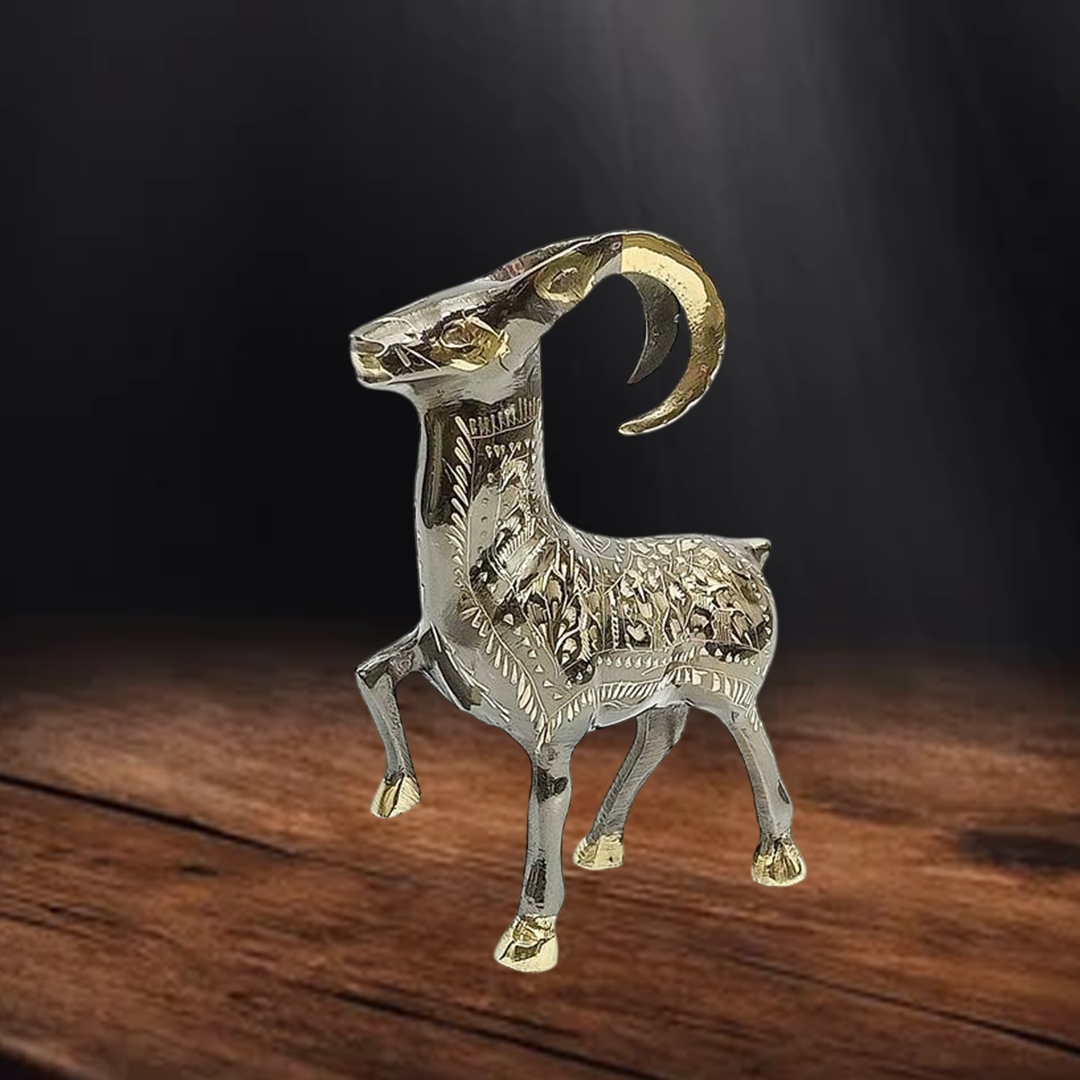Brass Markhor (Size:15 cm) - Image 2
