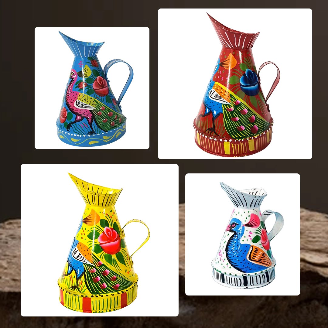 Truck Art Oil Jar (Height-16cm/Capacity 500 ml) - Image 3