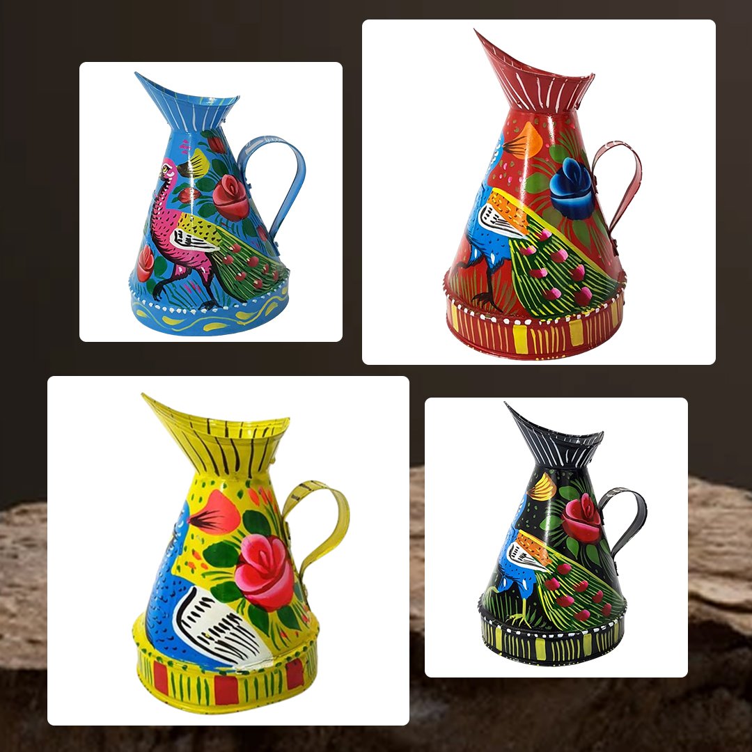 Truck Art Oil Jar (Height-16cm/Capacity 500 ml) - Image 3