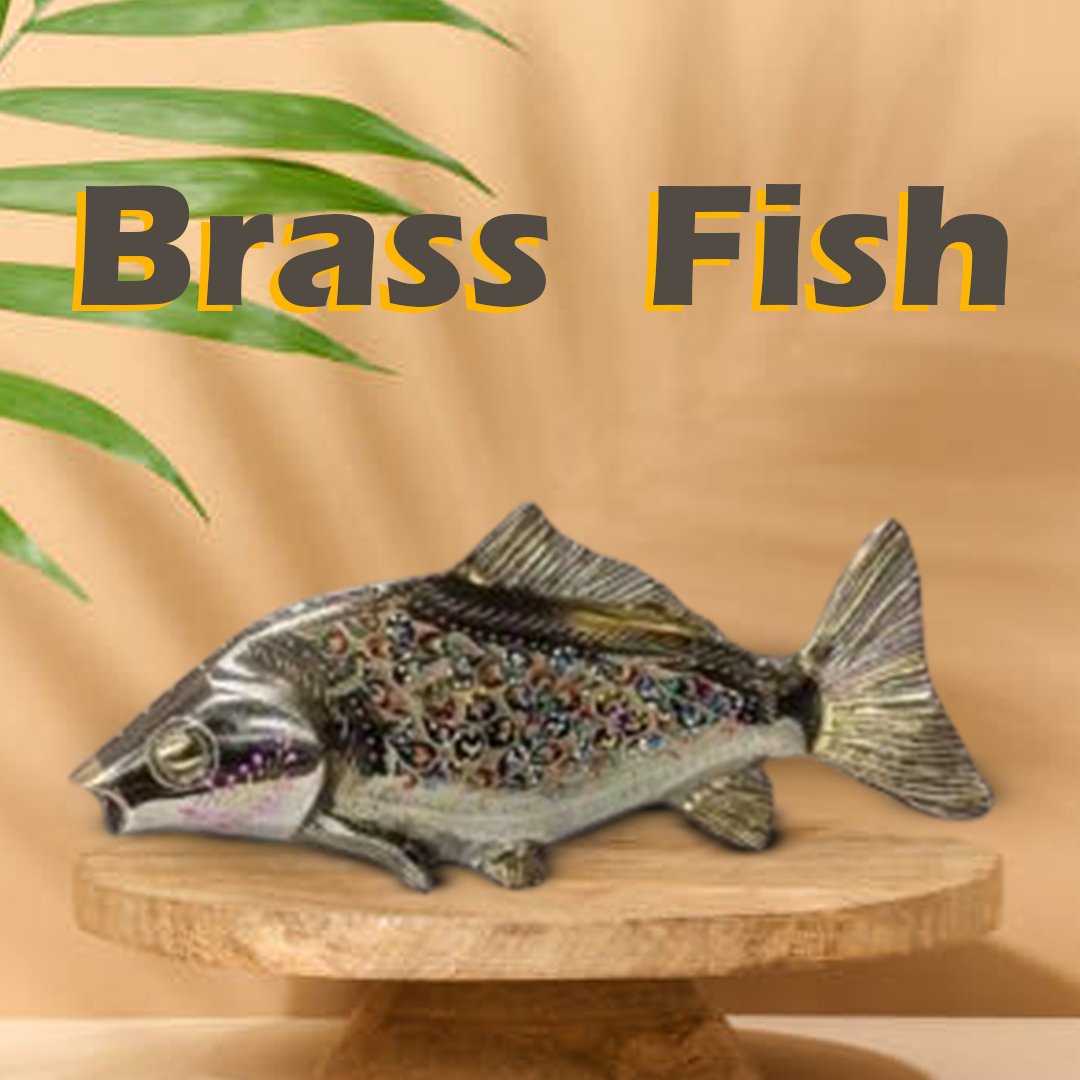 Brass Fish (Size: 20 cm)