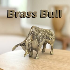 Brass Bull (Size: 20 cm)