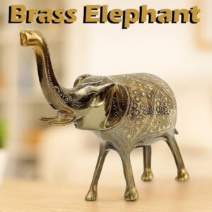Brass Elephant (Size:15 cm)