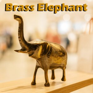 Brass Elephant (Size:15 cm)