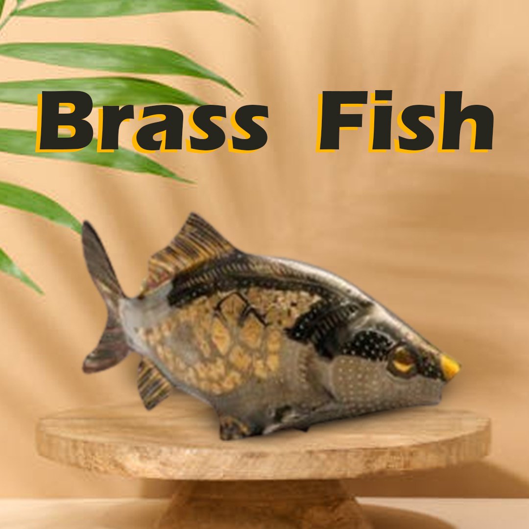 Brass Fish (Size: 20 cm)
