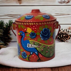 Truck Art Milk Bucket (Size : 15cmx12cm)