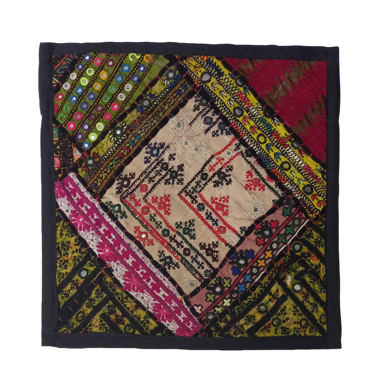 Patch Work Cushion Cover - Image 2