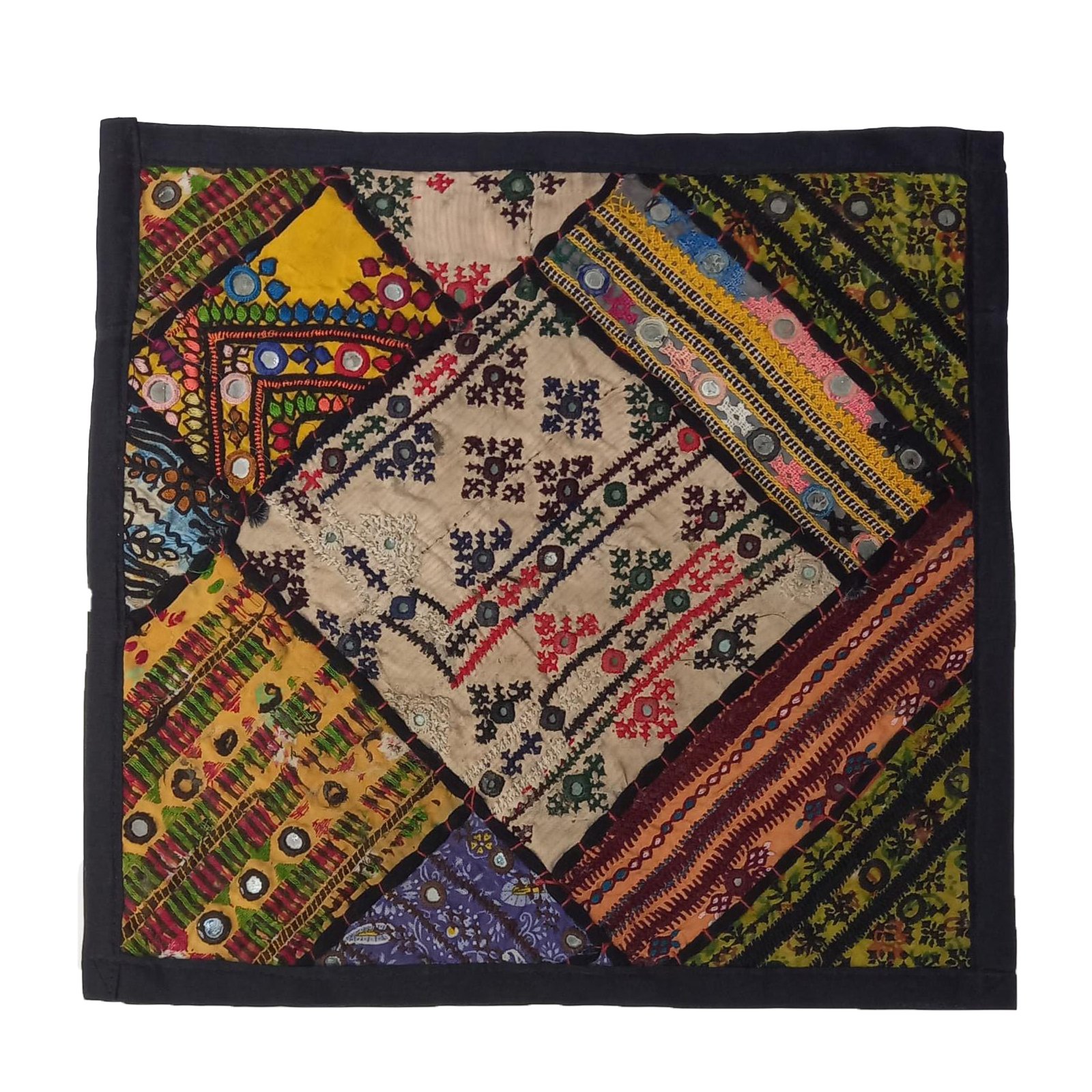Patch Work Cushion Cover - Image 2