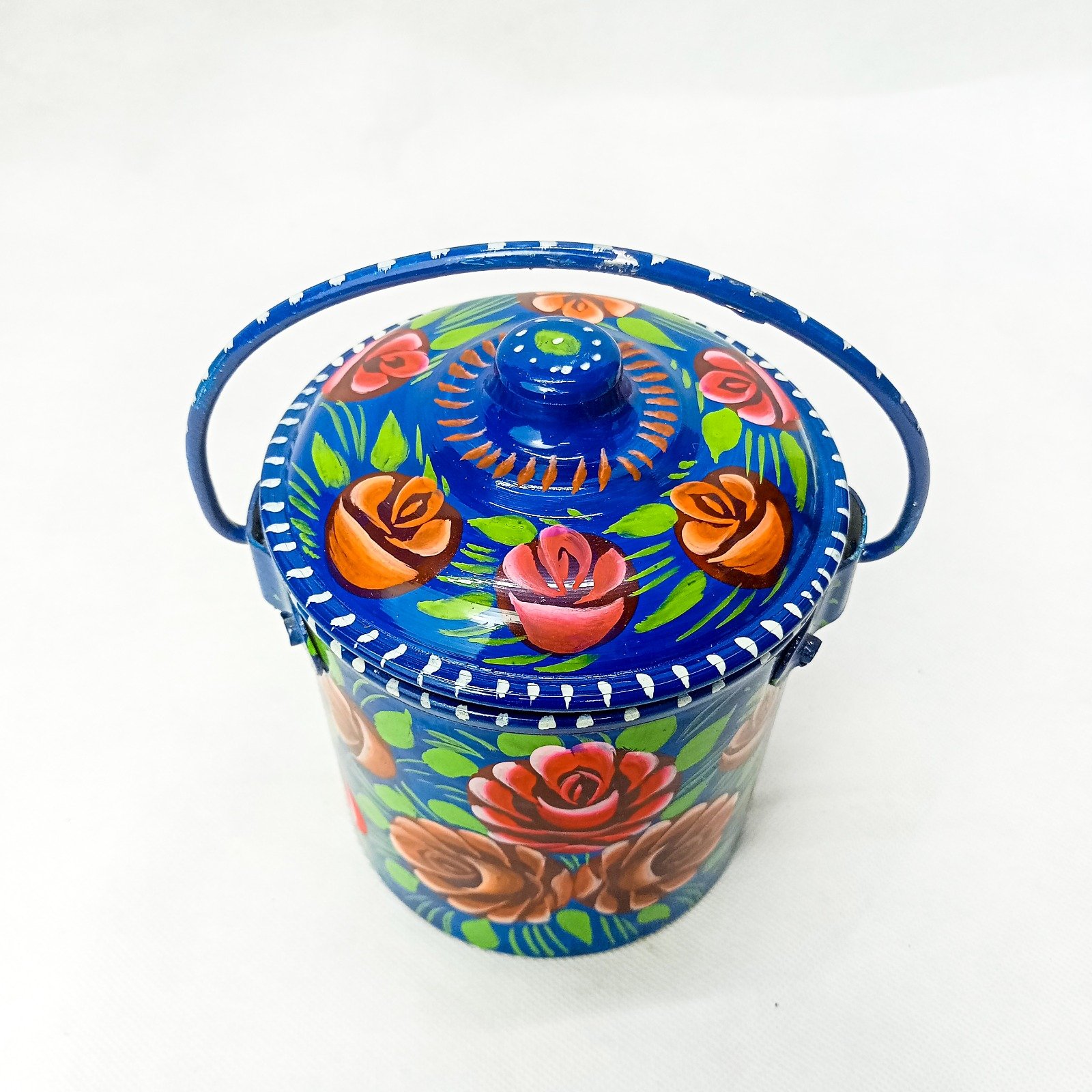 Truck Art Milk Bucket (Size : 17cmx14cm) - Image 4