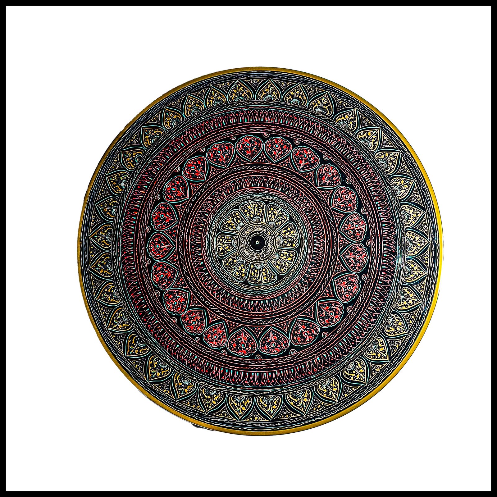 Naqsheen Coffee Table (D:43 cm | H:46 cm) - Image 3