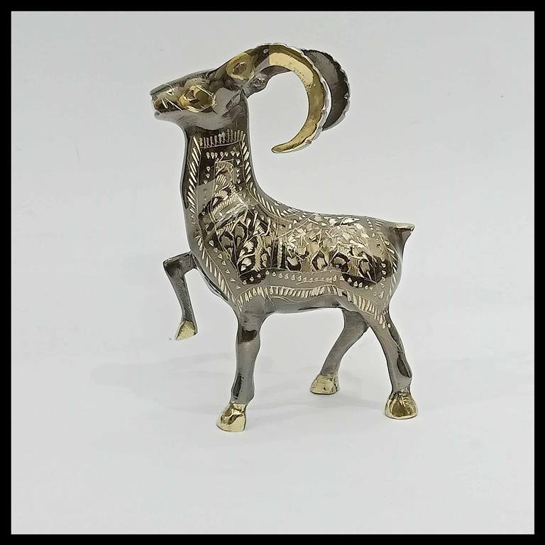 Brass Markhor (Size:15 cm) - Image 4
