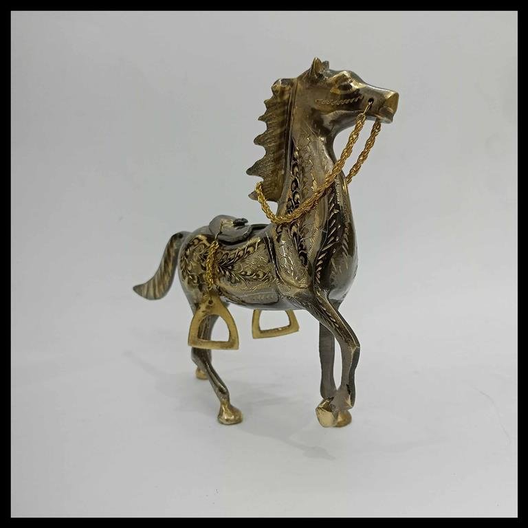 Brass Horse (Size: 20 cm) - Image 6