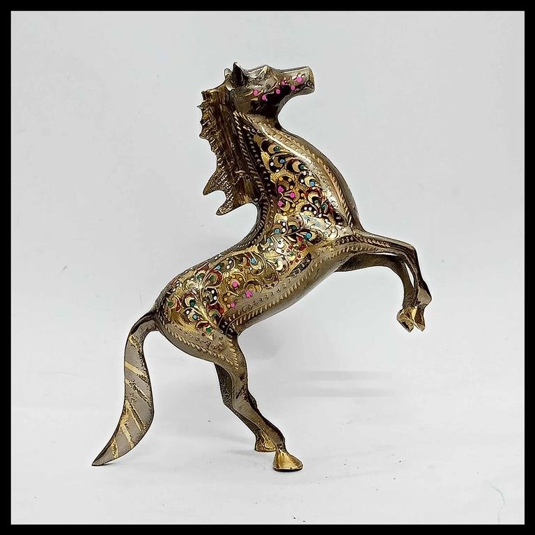 Brass Horse (Size: 20 cm) - Image 5