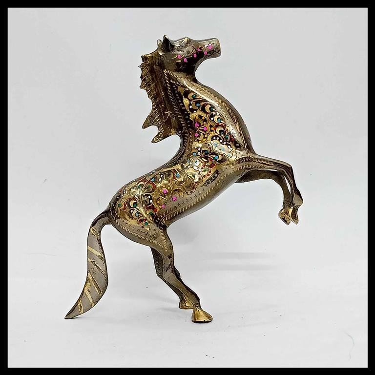 Brass Horse (Size: 20 cm) - Image 6