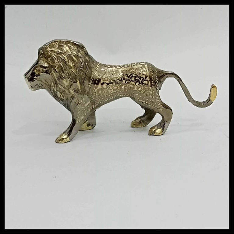 Brass Lion (Size:15 cm) - Image 4