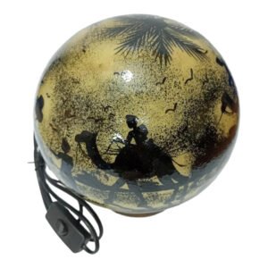 Camel Skin Lamp Round Shape (Size : 25 cm)