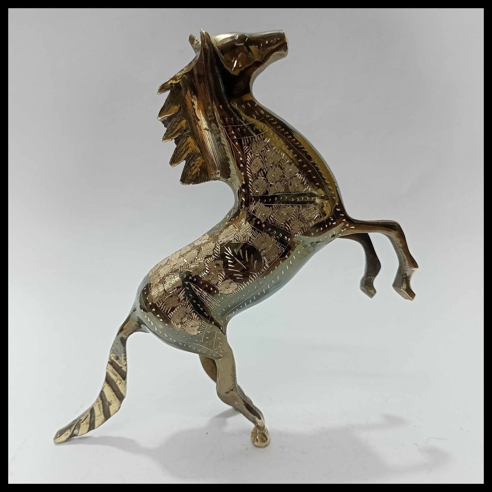 Brass Horse (Size: 20 cm) - Image 5
