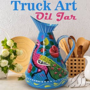 Truck Art Oil Jar (Height-16cm/Capacity 500 ml)
