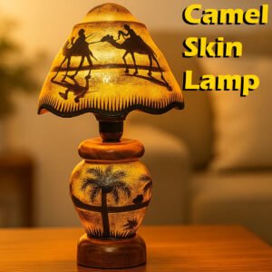 Camel Skin Lamp Shade (Size :38 cm)