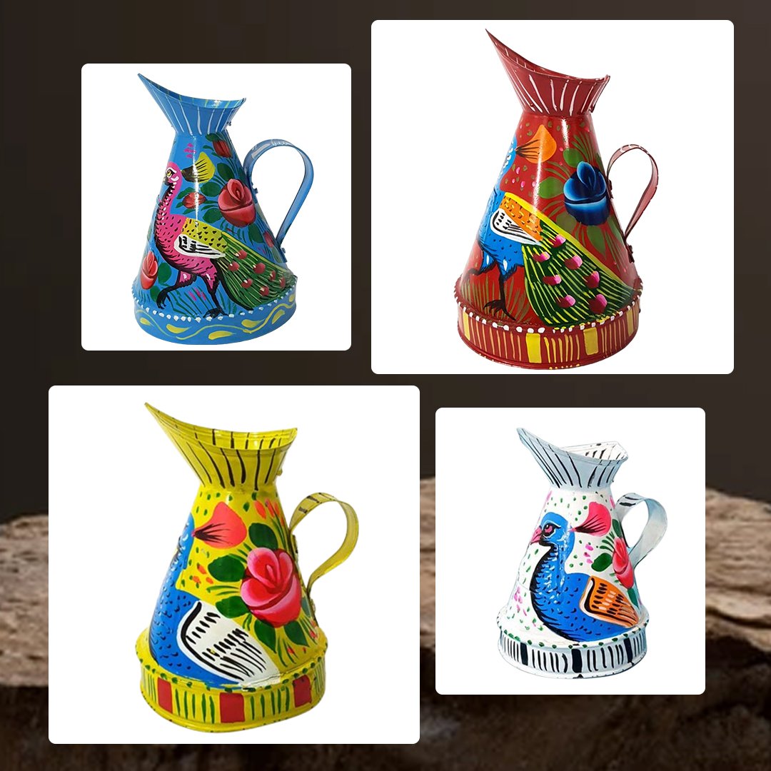 Truck Art Oil Jar (Height-16cm/Capacity 500 ml) - Image 3