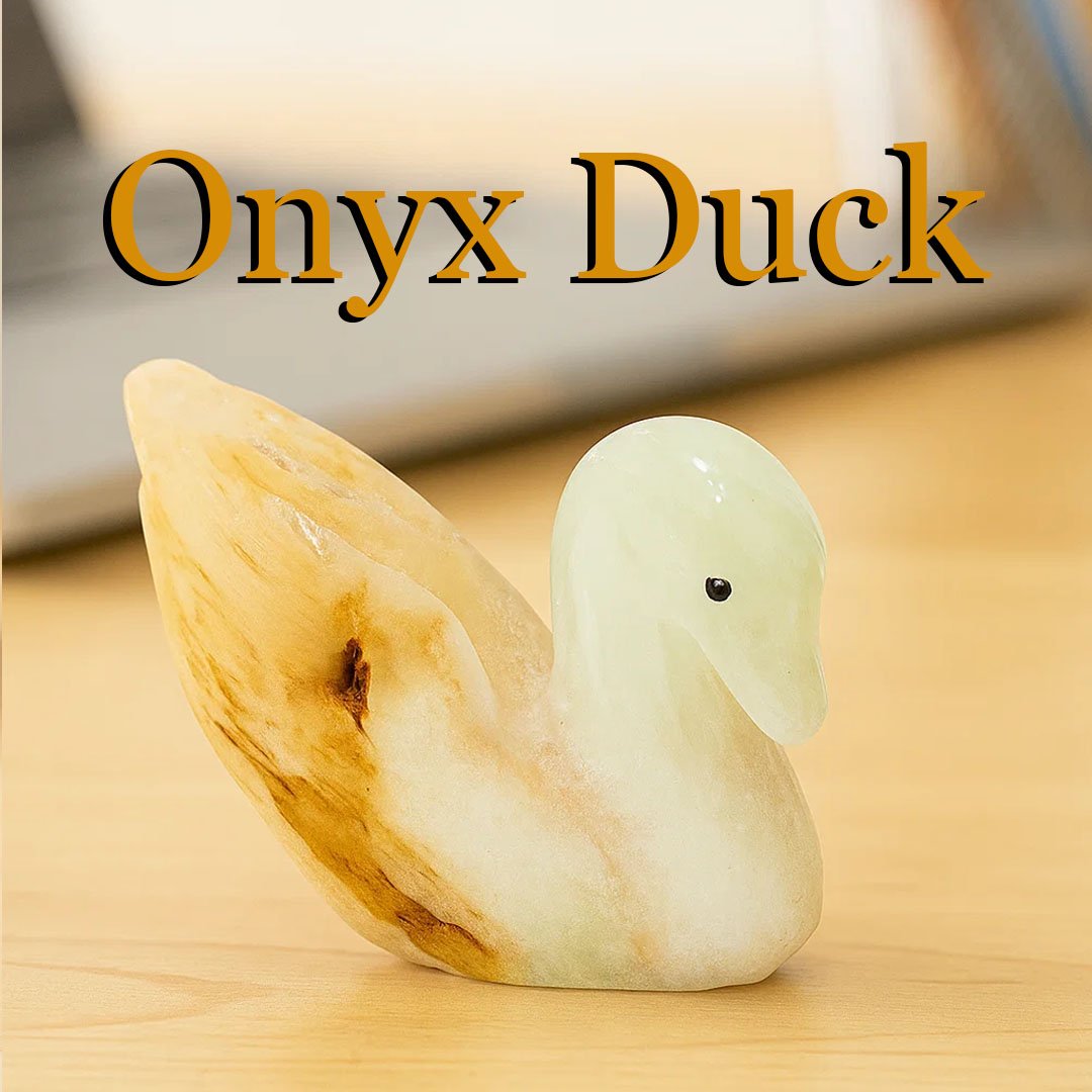 Onyx Duck (Size : 10 cm)