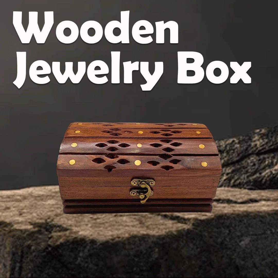 Wooden Jewelry Box (15 X 10 cm) - Image 2