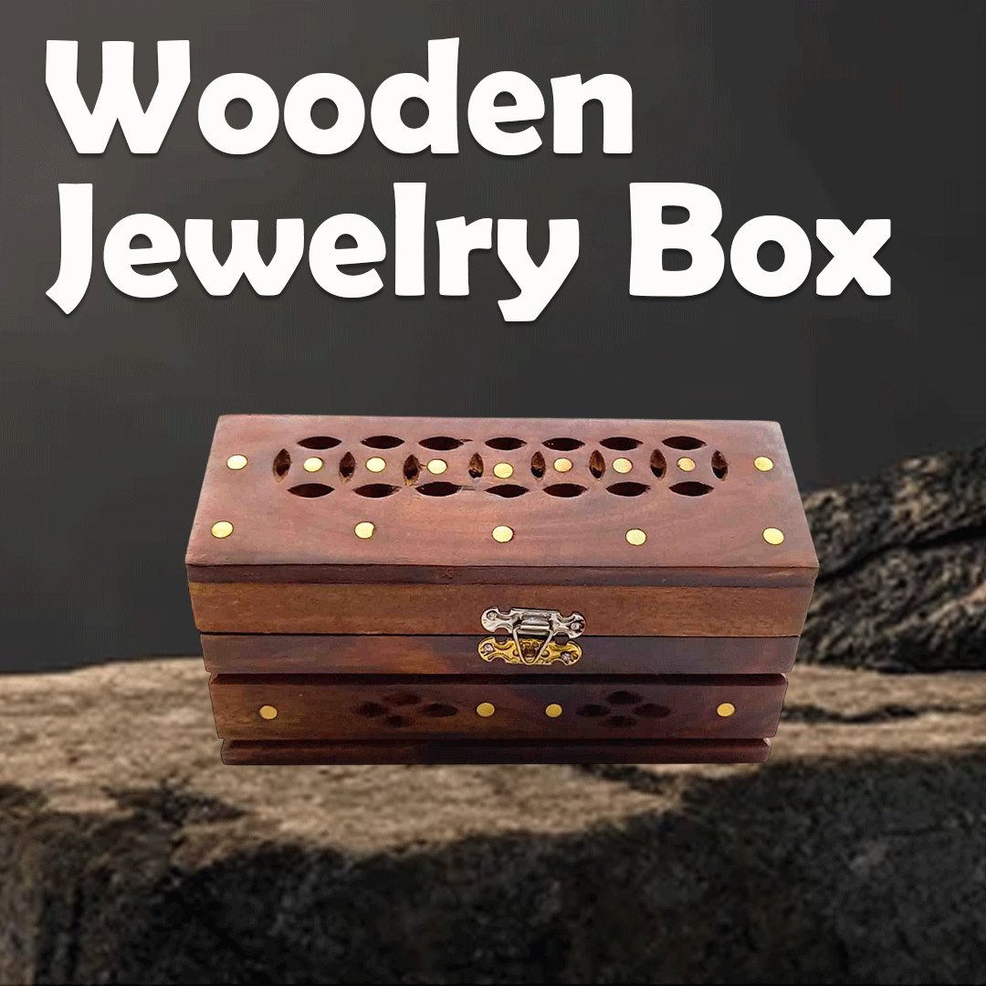 Wooden Jewelry Box (19 X 11 cm) - Image 2