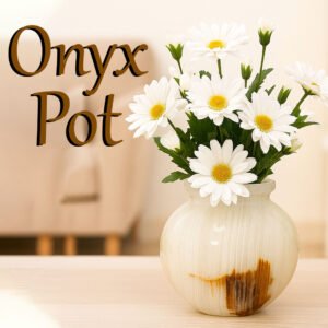 Onyx Pot (Size : 7.5 cm)