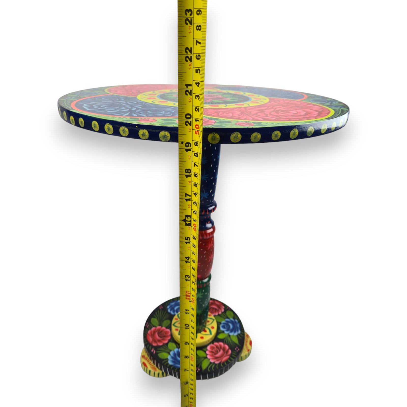 Truck Art Wooden Table (D-40 cm | H:50 cm) - Image 6