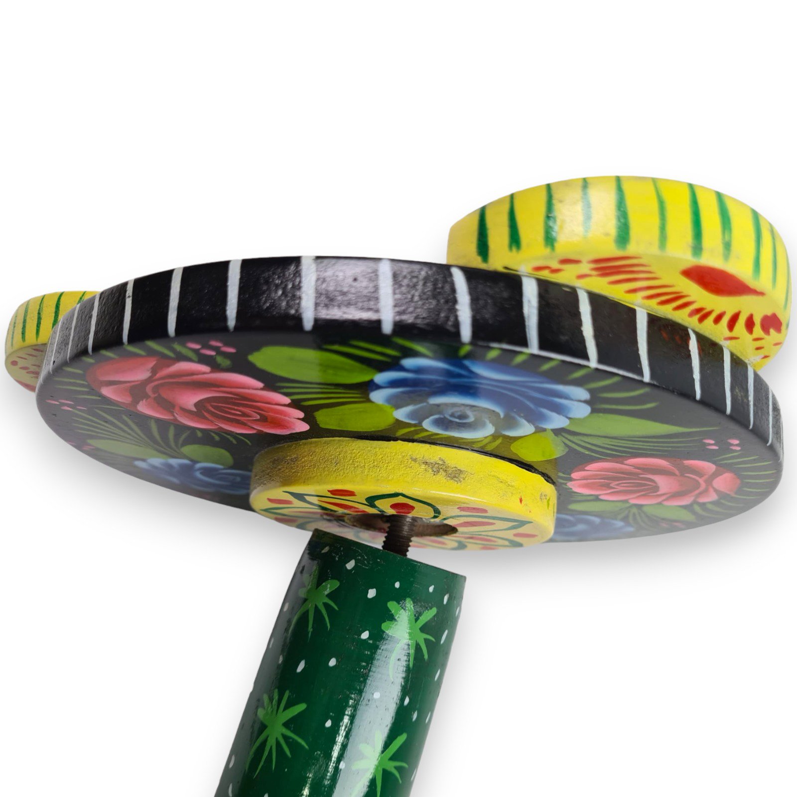 Truck Art Wooden Table (D-40 cm | H:50 cm) - Image 9