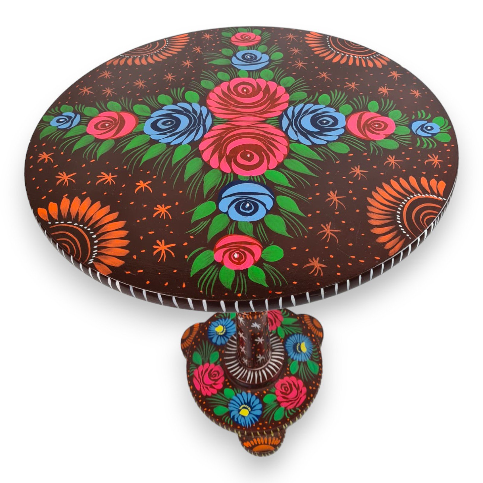 Truck Art Wooden Table (D-44.45 cm | H:50.8 cm) - Image 11