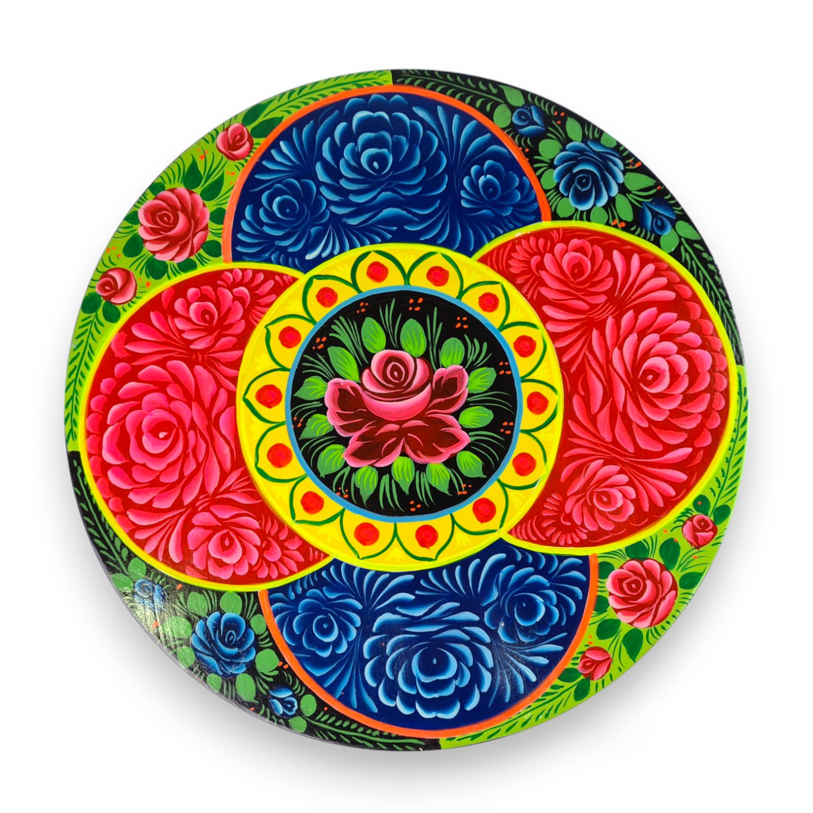 Truck Art Wooden Table (D-40 cm | H:50 cm) - Image 11