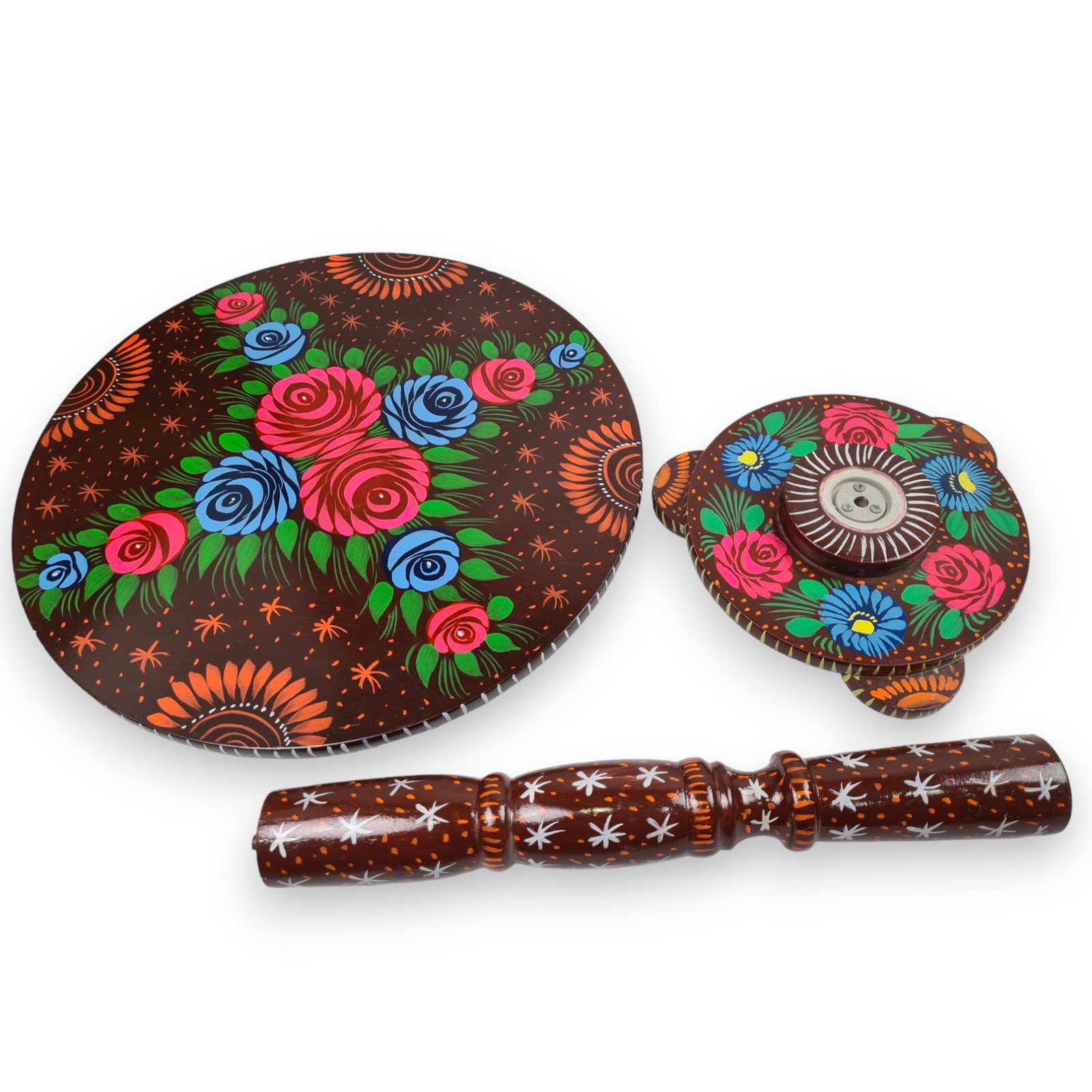 Truck Art Wooden Table (D-44.45 cm | H:50.8 cm) - Image 13