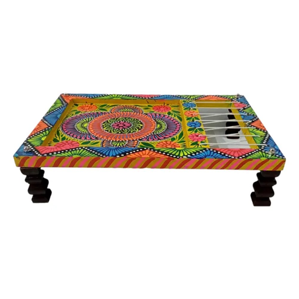 Wooden Chaarpai With Bundi Work - Image 5