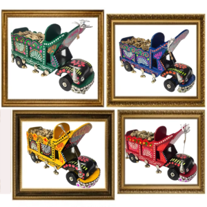 Truck Art Bajri Truck (Size:18x8x12 cm)
