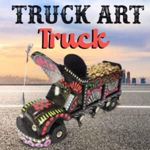 Truck Art Bajri Truck (Size:18x8x12 cm)