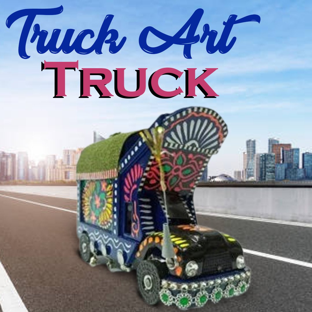 Front view of Pakistani Truck Art Truck