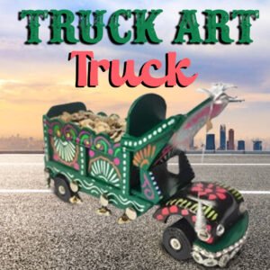 Truck Art Bajri Truck (Size:18x8x12 cm)