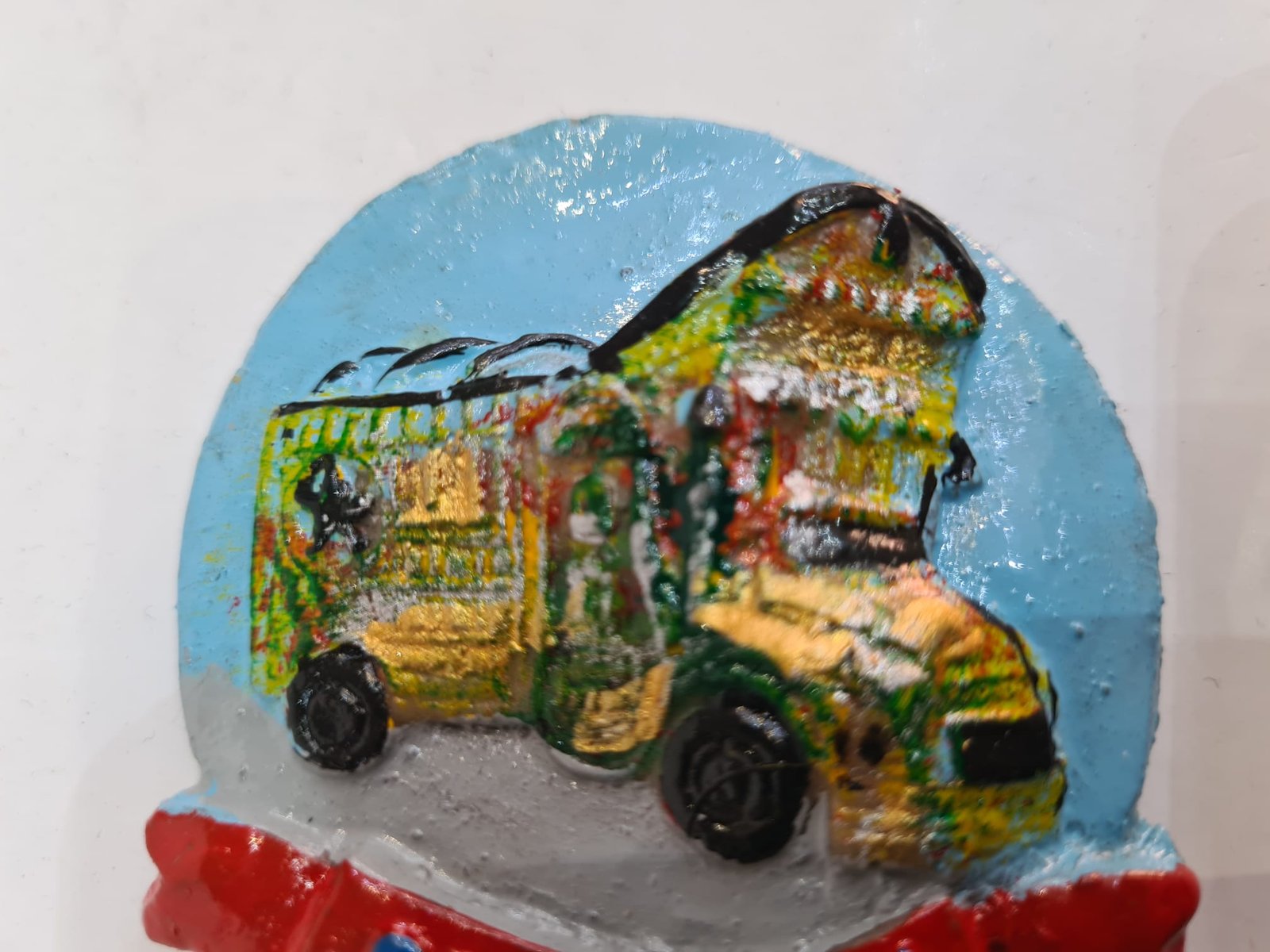 Fridge Magnet/Rolling Canvases: Pakistani Truck Art Fridge Magnet - Image 8