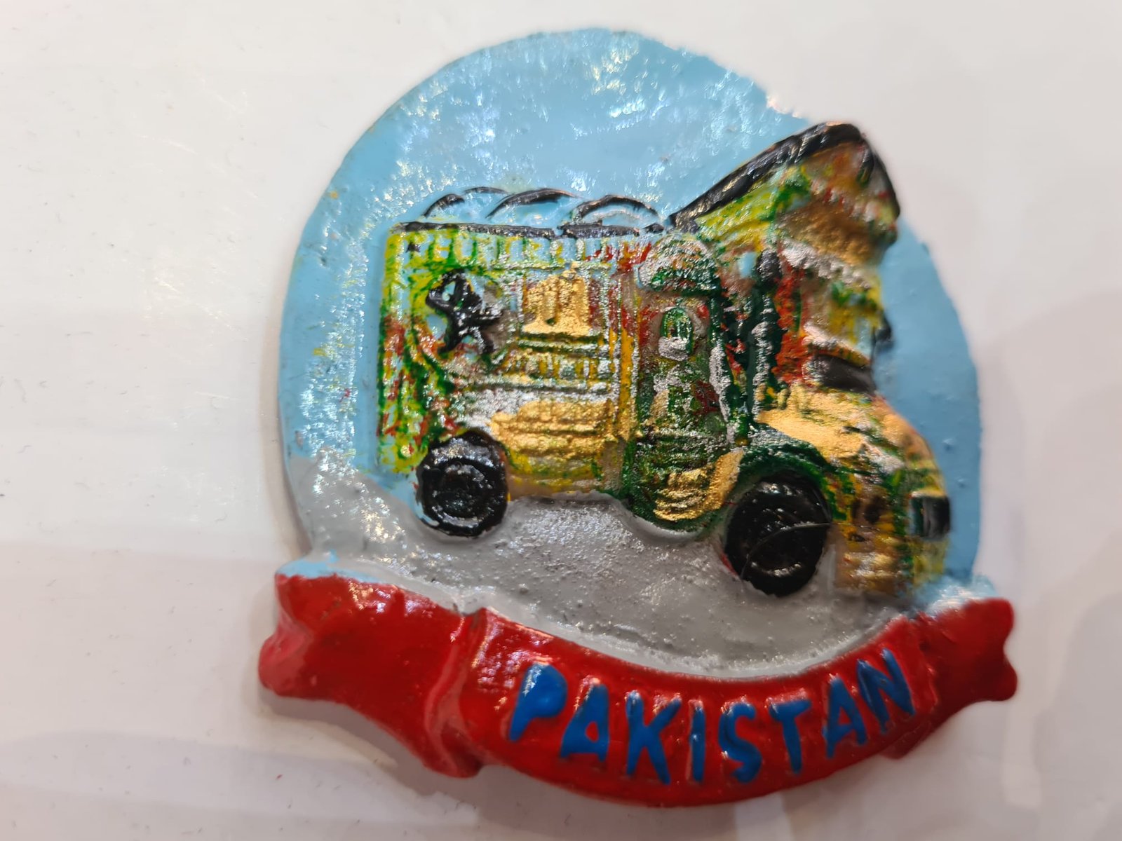 Fridge Magnet/Rolling Canvases: Pakistani Truck Art Fridge Magnet - Image 9