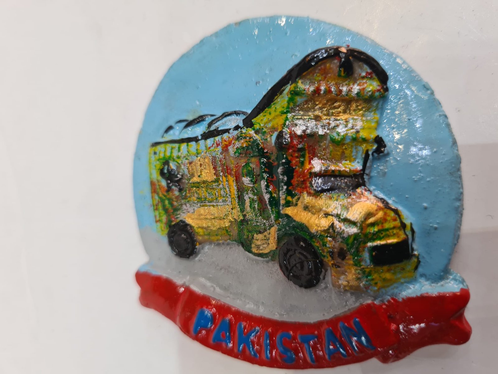 Fridge Magnet/Rolling Canvases: Pakistani Truck Art Fridge Magnet - Image 10