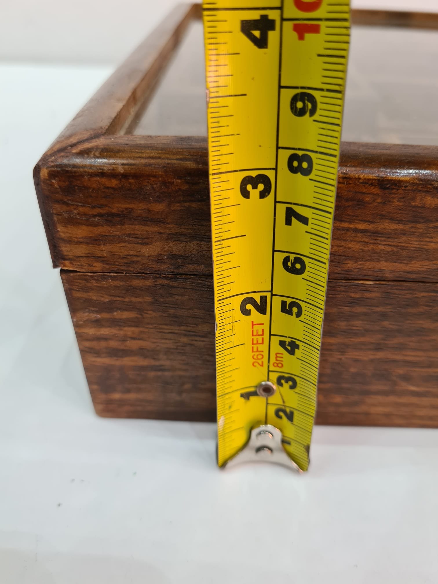 Handcrafted Wooden Masala Box with Glass Lid - Image 8