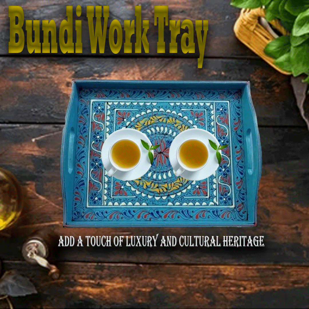Bundi work tray size: length : 37cm width : 30cm - Image 2