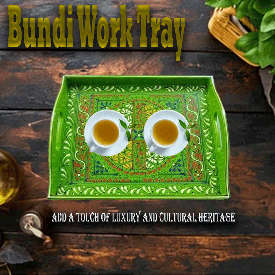 Bundi work tray size: length : 37cm width : 30cm - Image 2