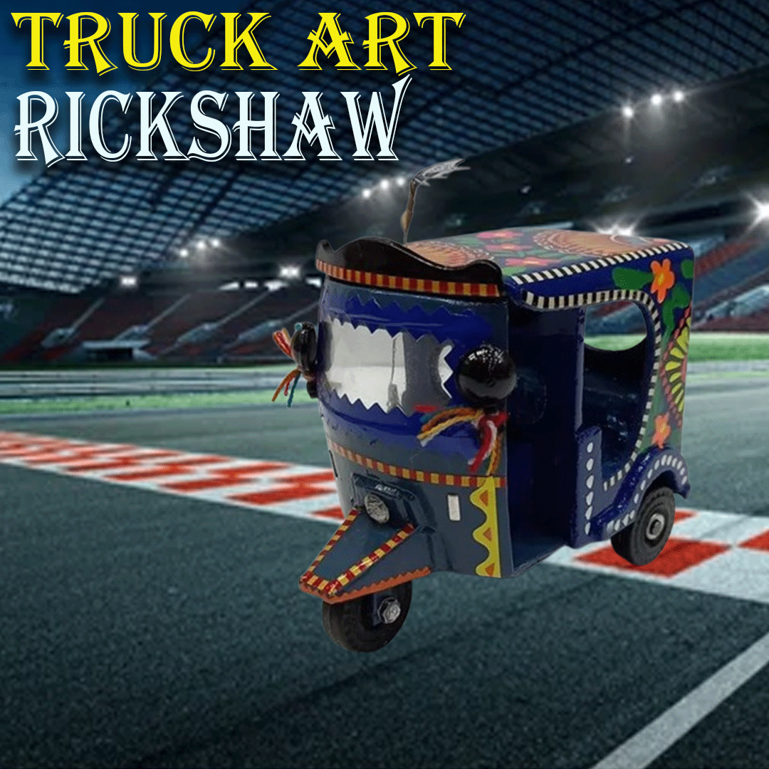 Truck Art Rickshaw (W-10cm:H-9cm) - Image 2