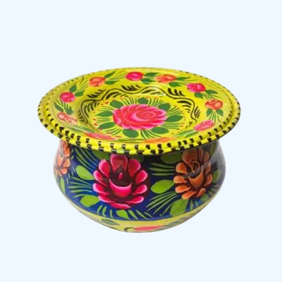 Truck Art Pot With Plate - Image 2