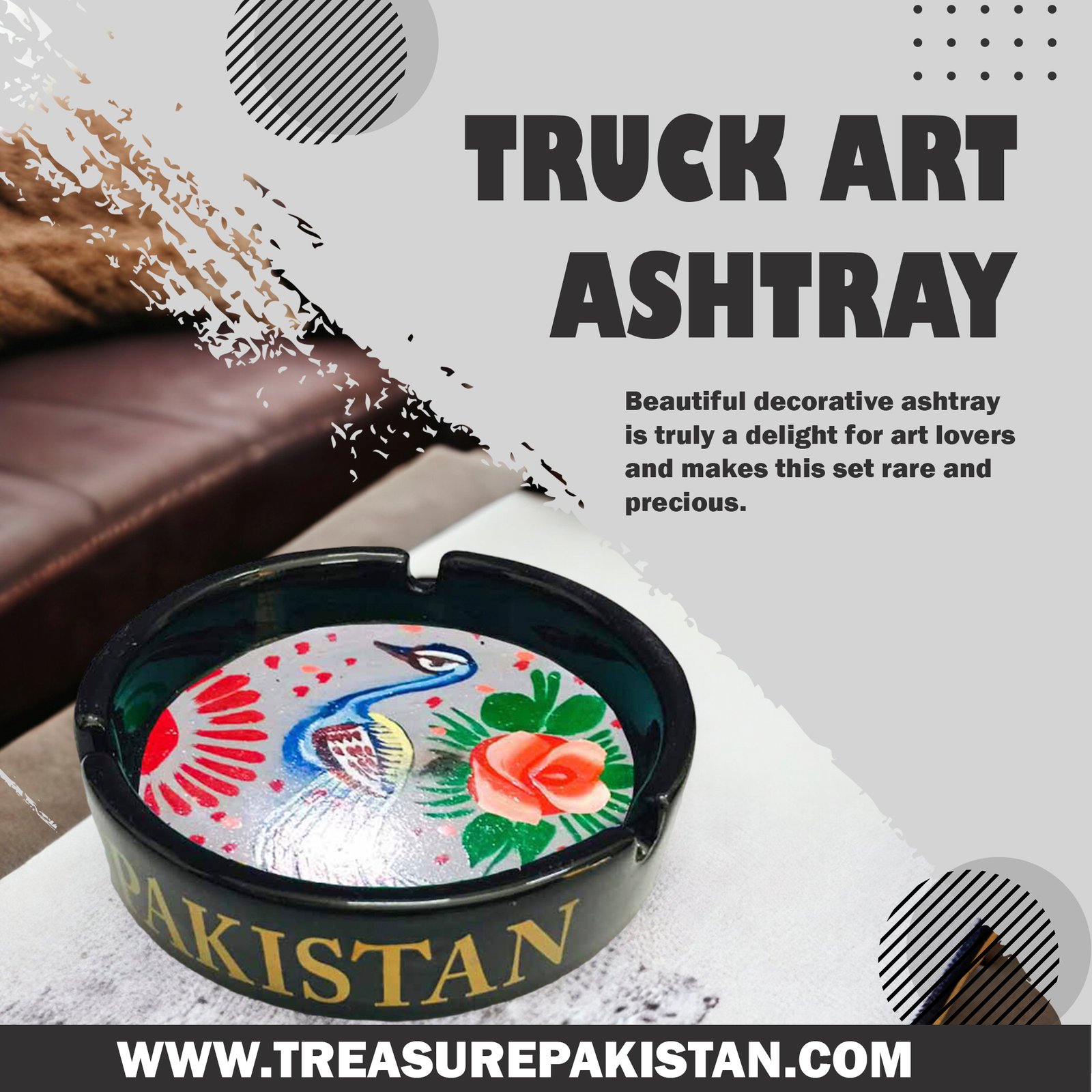 Truck Art Ashtray - Image 2