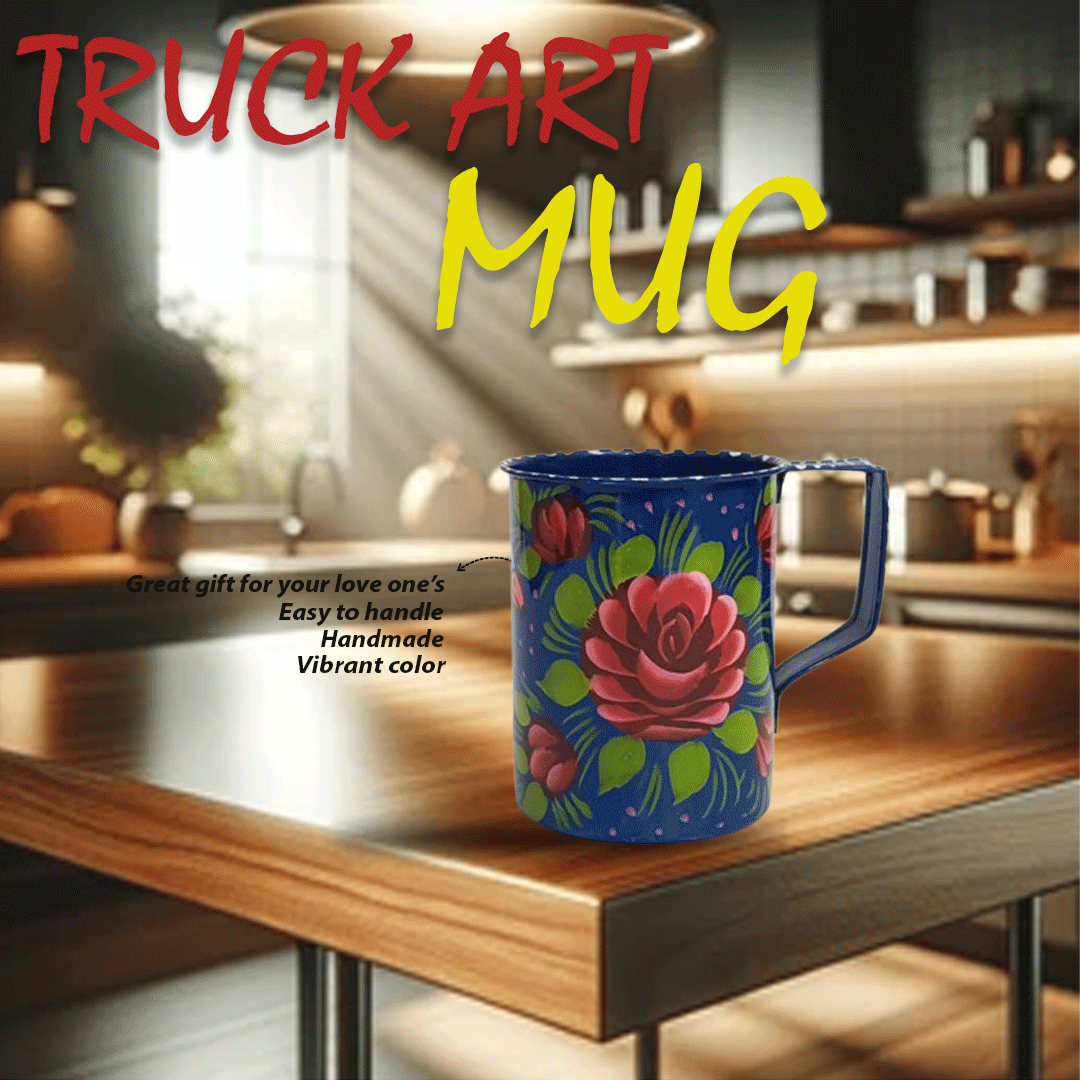 Truck Art Mug ( H-9.5cm) - Image 2