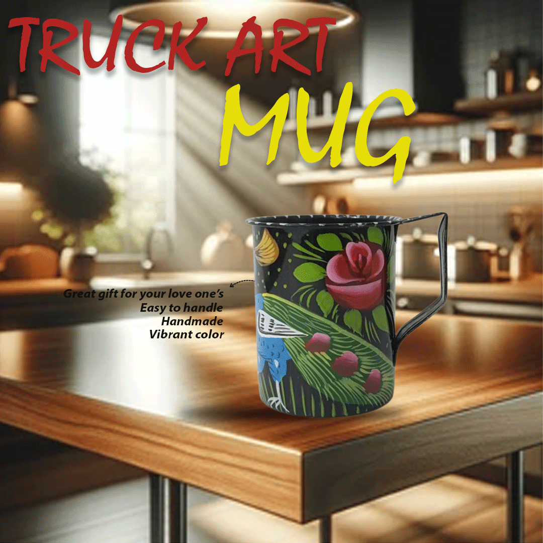 Truck Art Mug ( H-9.5cm) - Image 2